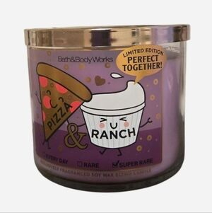 Bath & Body Works Purple Pizza & Ranch Limited Edition Candle